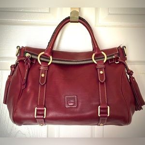 🛑SOLD🛑 Dooney and Bourke Florentine Small Satchel Bordeaux